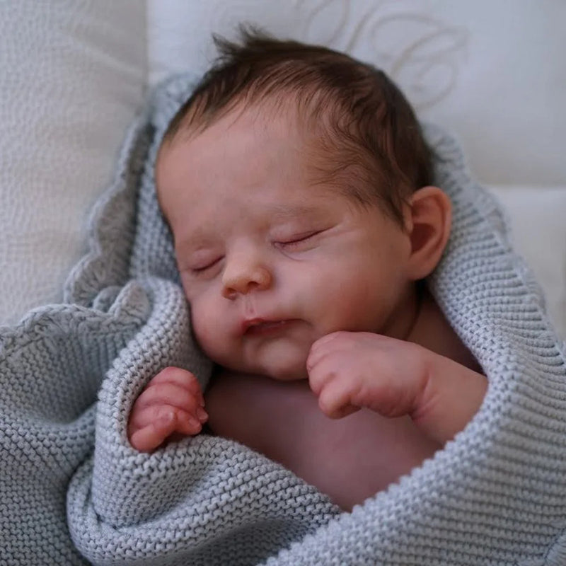 21 Inches Closed Eyes Unpainted Eric Reborn Doll Kit