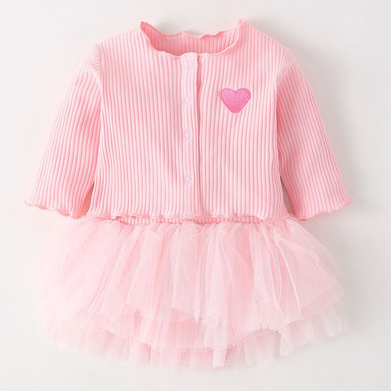 Cute Jumpsuit Dress 2-Piece Set for 22-24 Inches Dolls