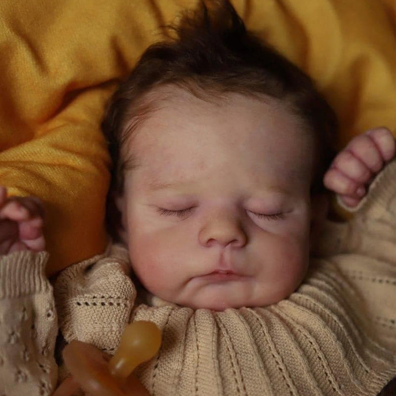 21 Inches Closed Eyes Unpainted Eric Reborn Doll Kit