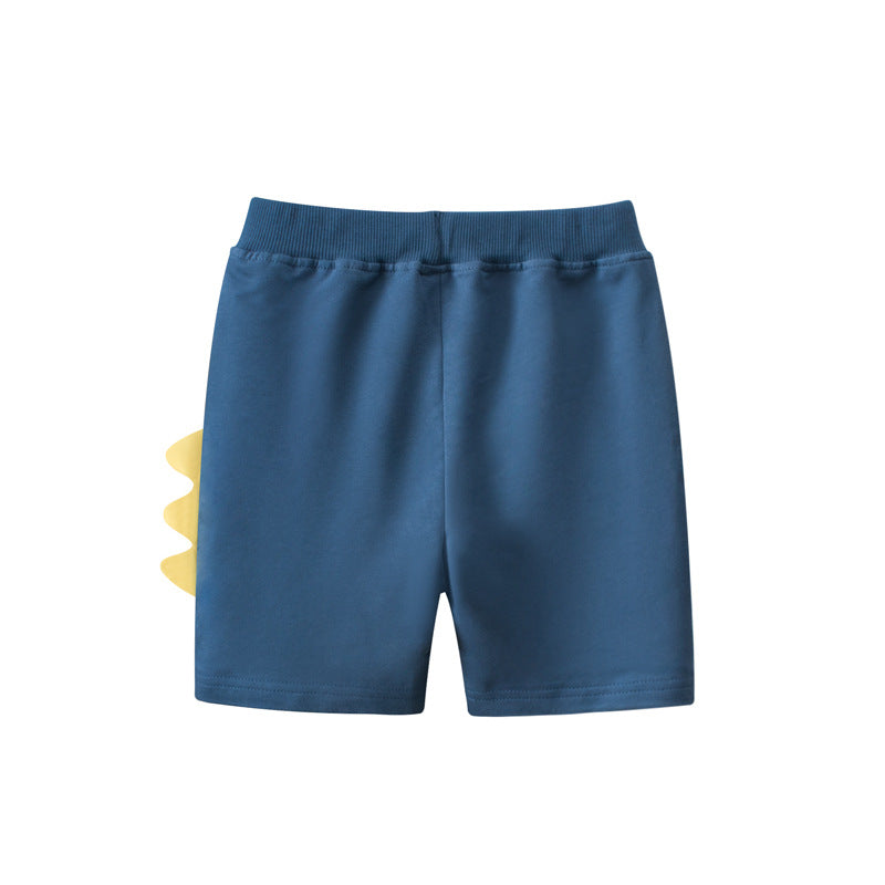 Cartoon dinosaur Print Summer Shors for Boys