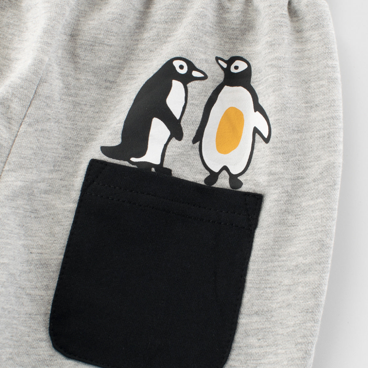 Cartoon Penguin Summer Shorts for Boys