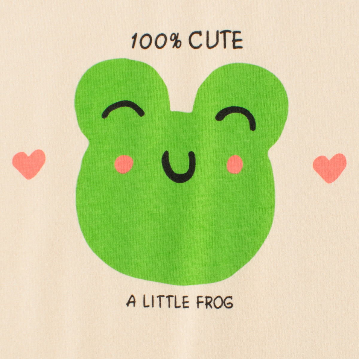 Cartoon Frog Color Block Crew Neck Short Sleeve T-Shirt