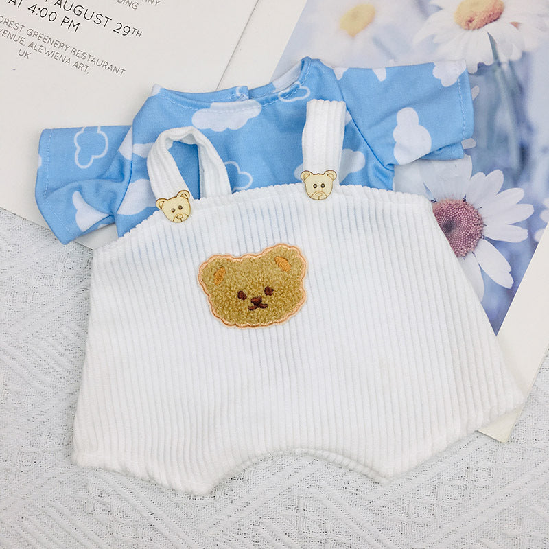 Top overalls two piece set for 30cm Reborn Dolls