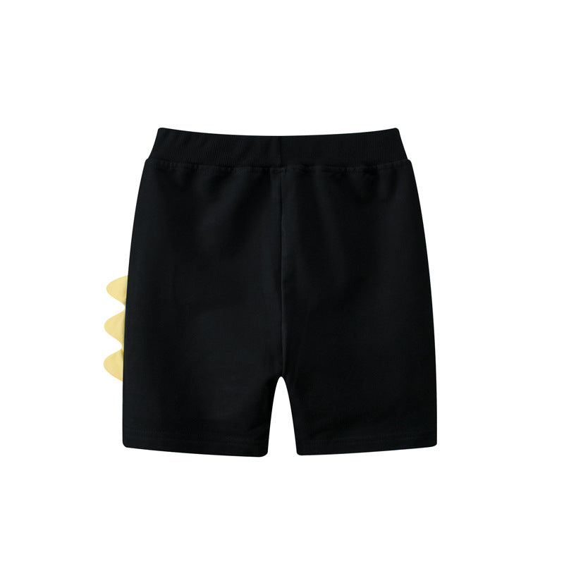 Cartoon dinosaur Print Summer Shors for Boys