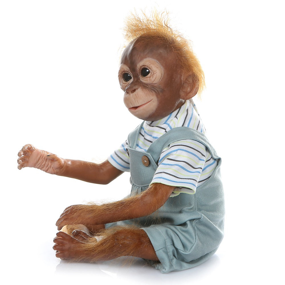 21'' 52CM Handmade Detailed Paint Reborn Baby Monkey