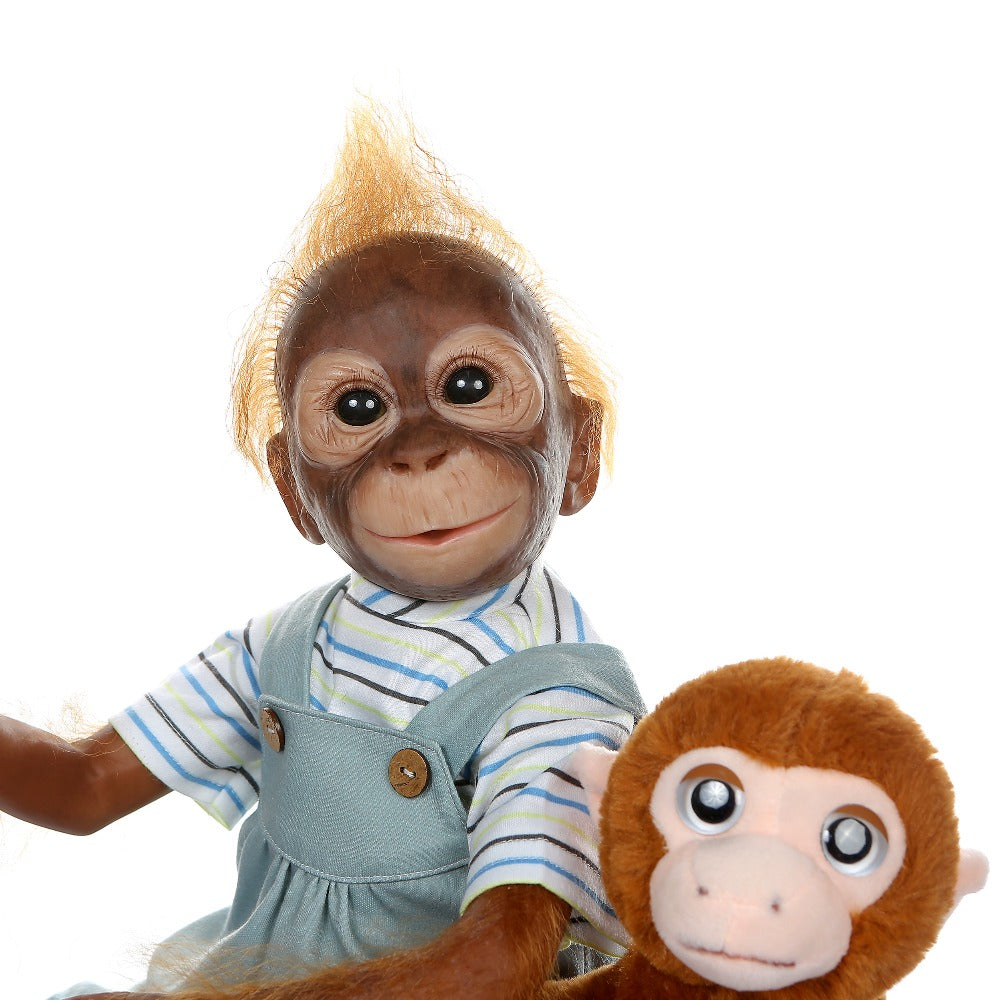 21'' 52CM Handmade Detailed Paint Reborn Baby Monkey