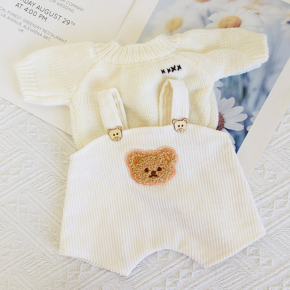 Top overalls two piece set for 30cm Reborn Dolls