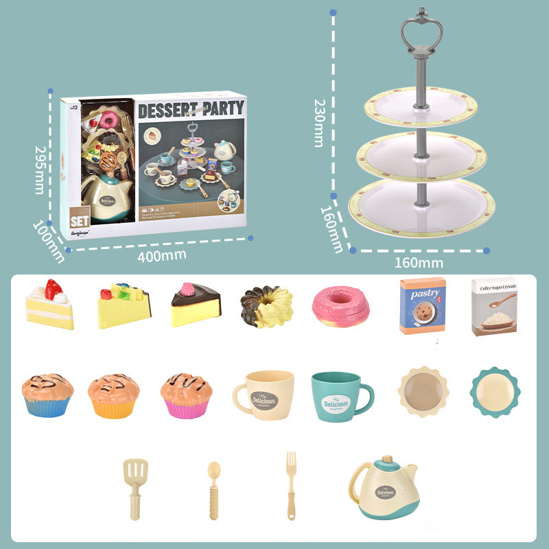 Children Play House Simulation Kitchen Toys Simulation Pastry