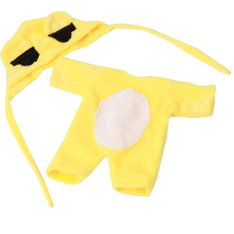 Cartoon clothes and hat 2-piece set for 12 inches reborn dolls