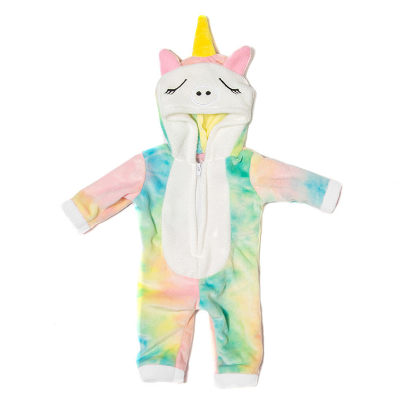 17 Inches Cartoon Animal Reborn Doll Clothes(Only Clothes, no doll)