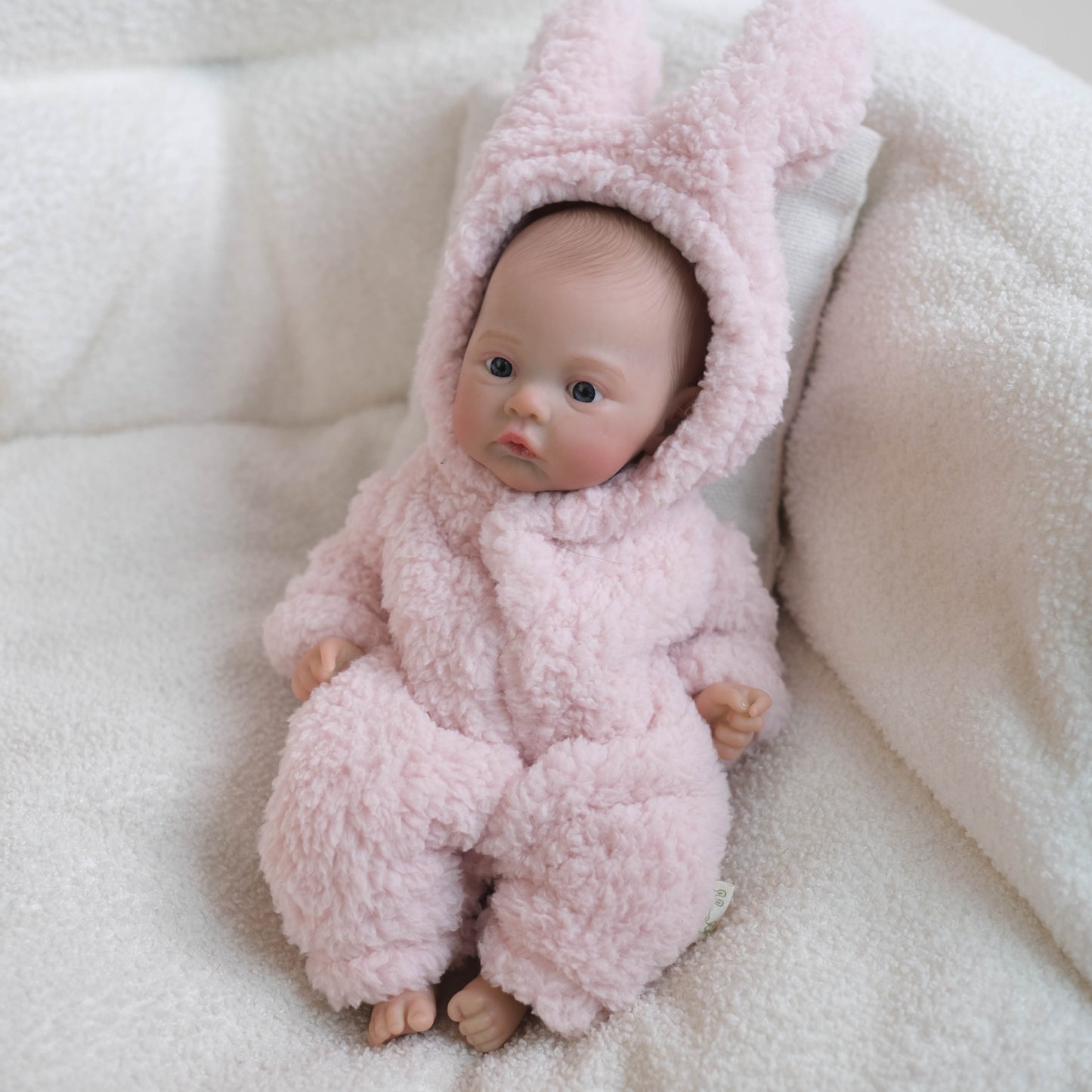 30cm Lifelike Open Eyes Mini Reborn Doll Girl-Meadow