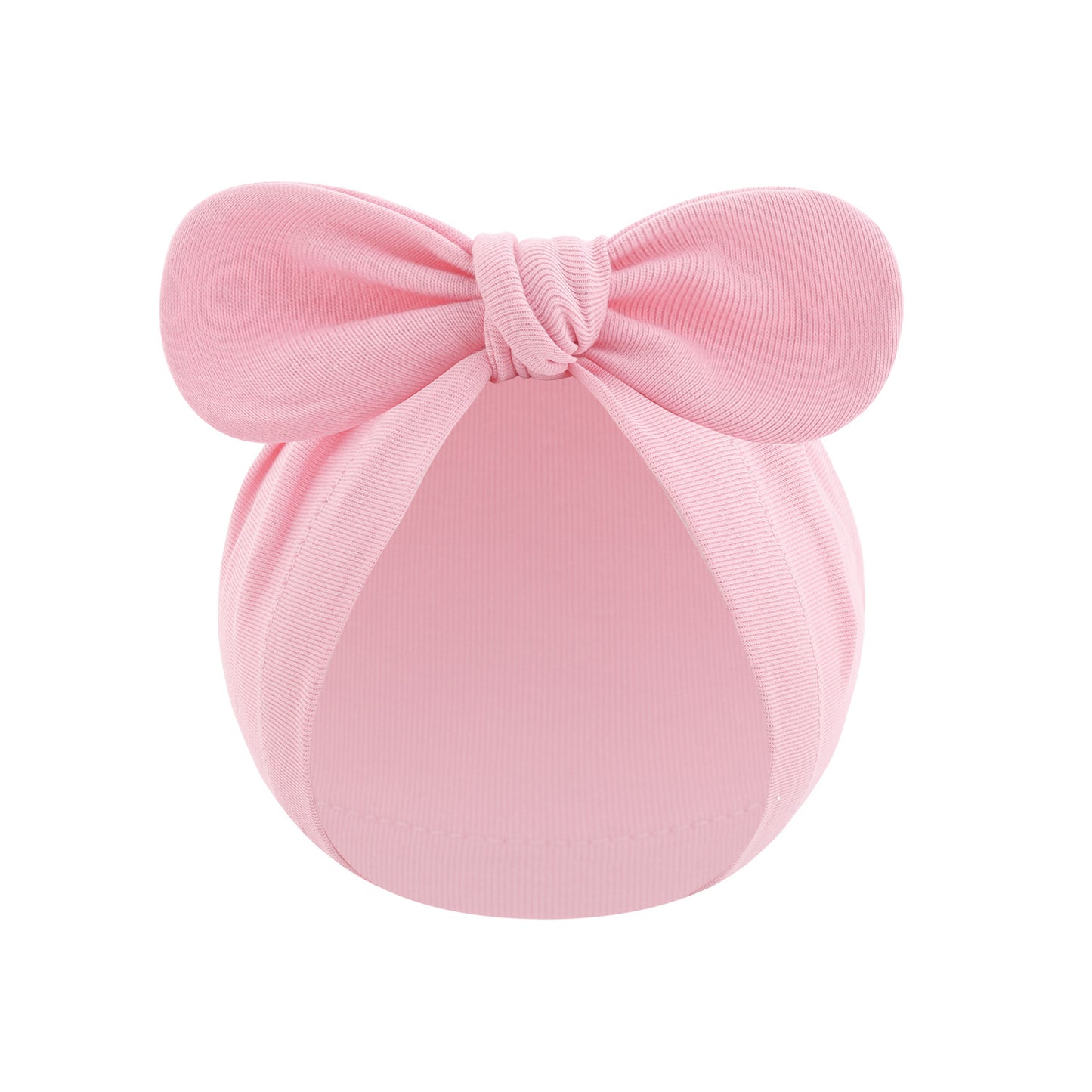 Solid Color Baby Bandana Knotted Pullover Hat