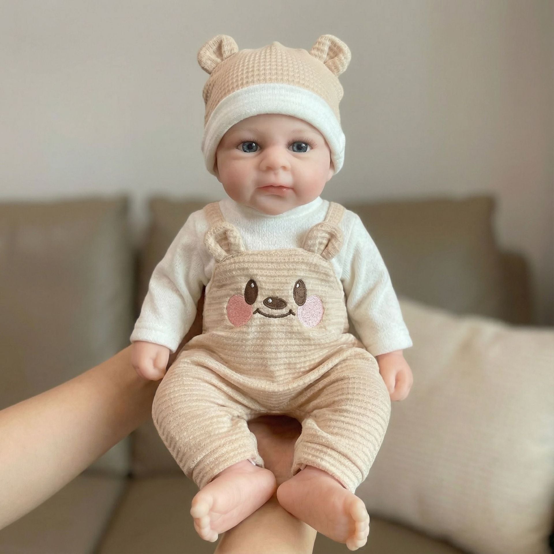 30cm Lifelike Open Eyes Silicone Reborn Doll Girl Elijah Monabebe 30cm Lifelike Open Eyes Silicone Reborn Doll Girl Elijah Monabebe
