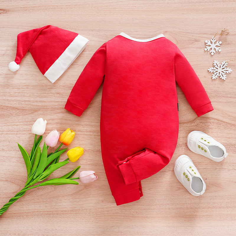 Christmas Santa Claus Onesie for 22-24 Inches Reborn Dolls