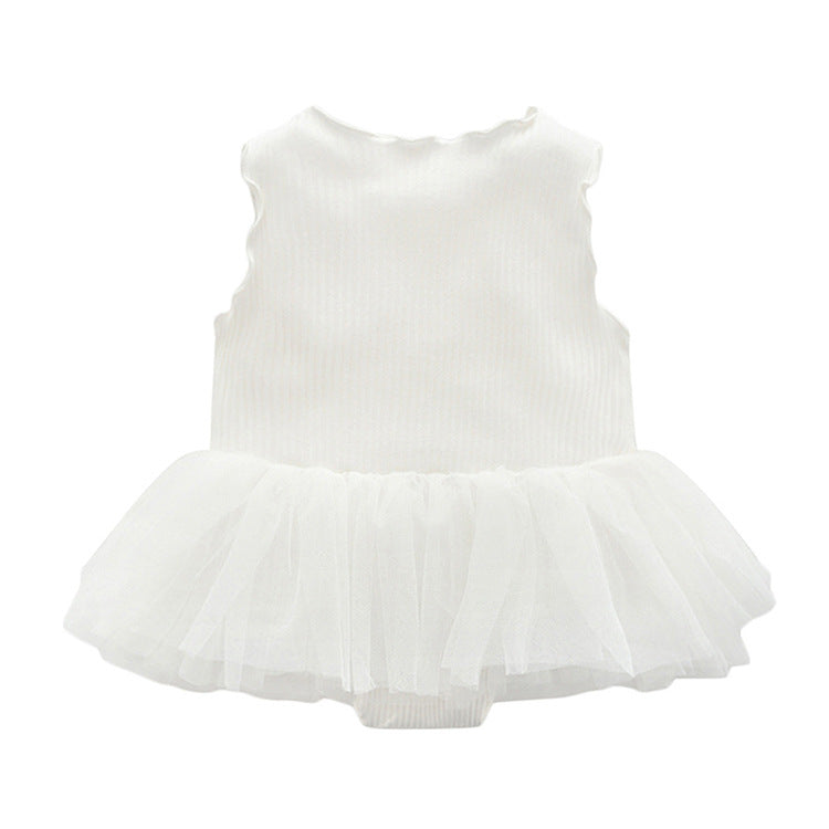 Cute Jumpsuit Dress and Headband 2-Piece Set for 22-24 Inches Dolls
