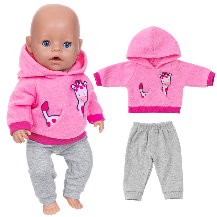 17-18 Inches Cartoon Reborn Doll Clothes(Only Clothes, no doll)