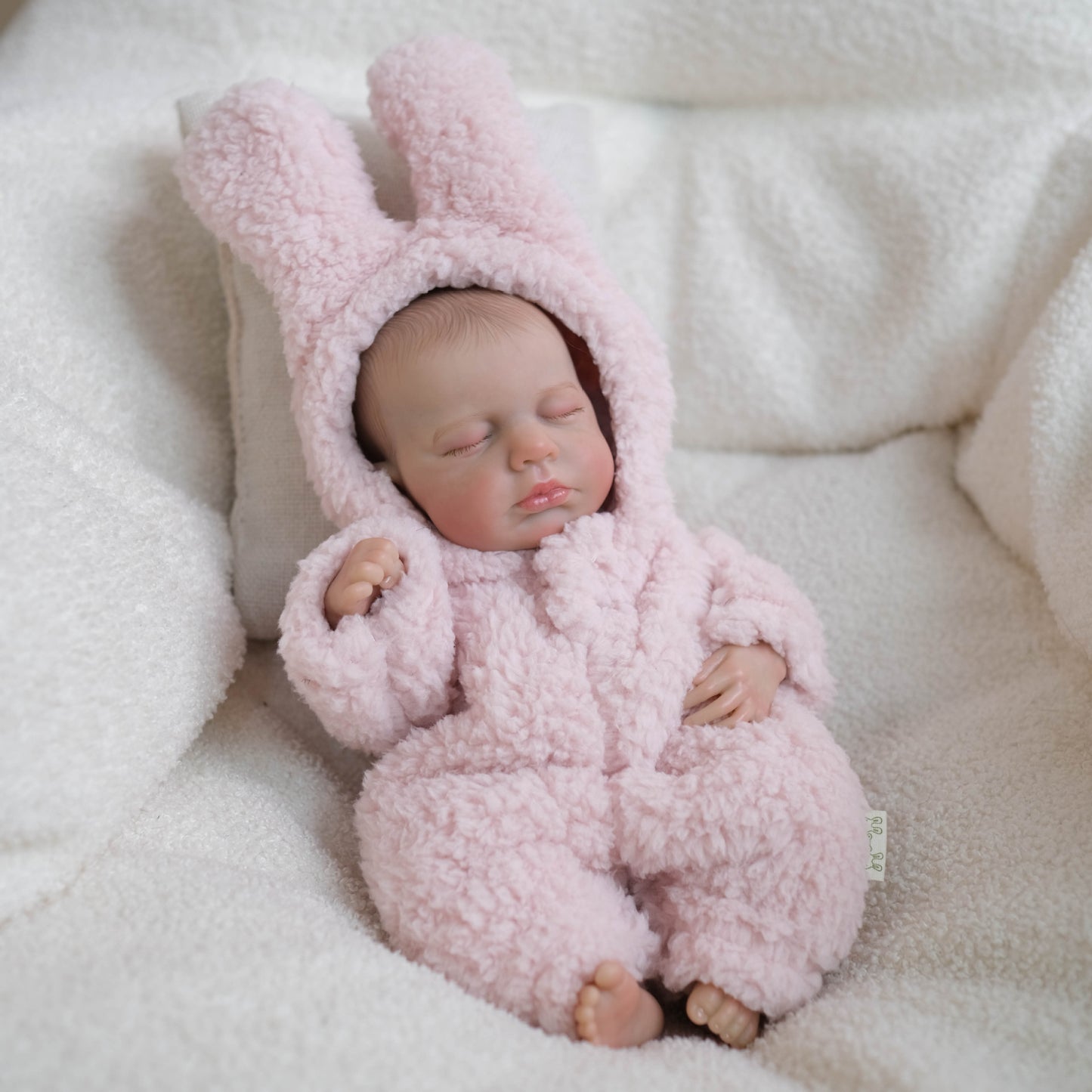 30cm Lifelike Sleeping Mini Reborn Doll Girl-Loulou