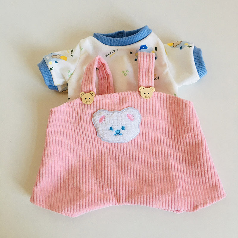 Top overalls two piece set for 30cm Reborn Dolls