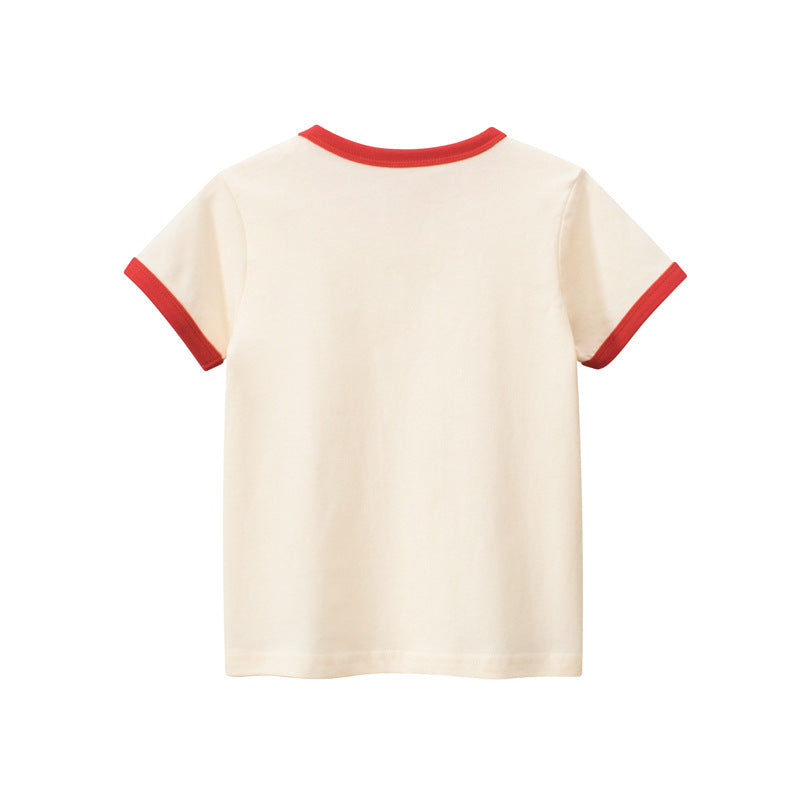 Cartoon Kids Short Sleeve T-Shirt