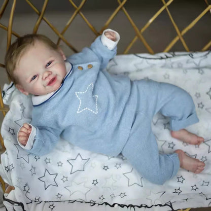 19 Inches Reborn Abel Open Eyes Dolls With Hair-Vivienne
