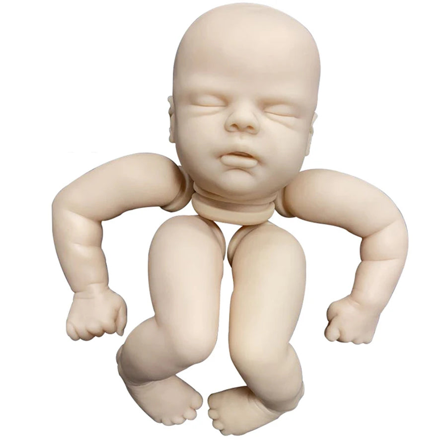 20 Inches Closed Eyes Reborn Kiara Unpainted Doll Kit