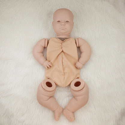 23 inches Unpainted Joseph Open Eyes Reborn Doll Kit