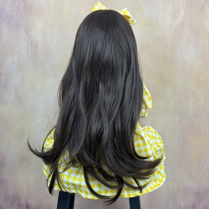 55cm Long Hair Betty Reborn Baby Girl In Yellow Dress