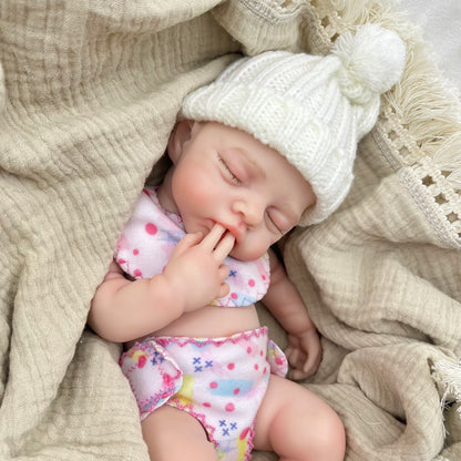 30cm Full Silicone Stretchable Irys Reborn Doll Girl