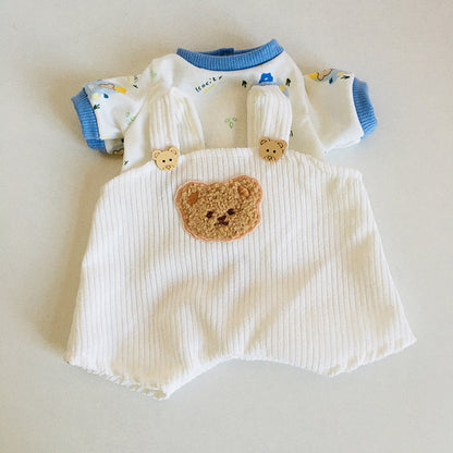 Top overalls two piece set for 30cm Reborn Dolls