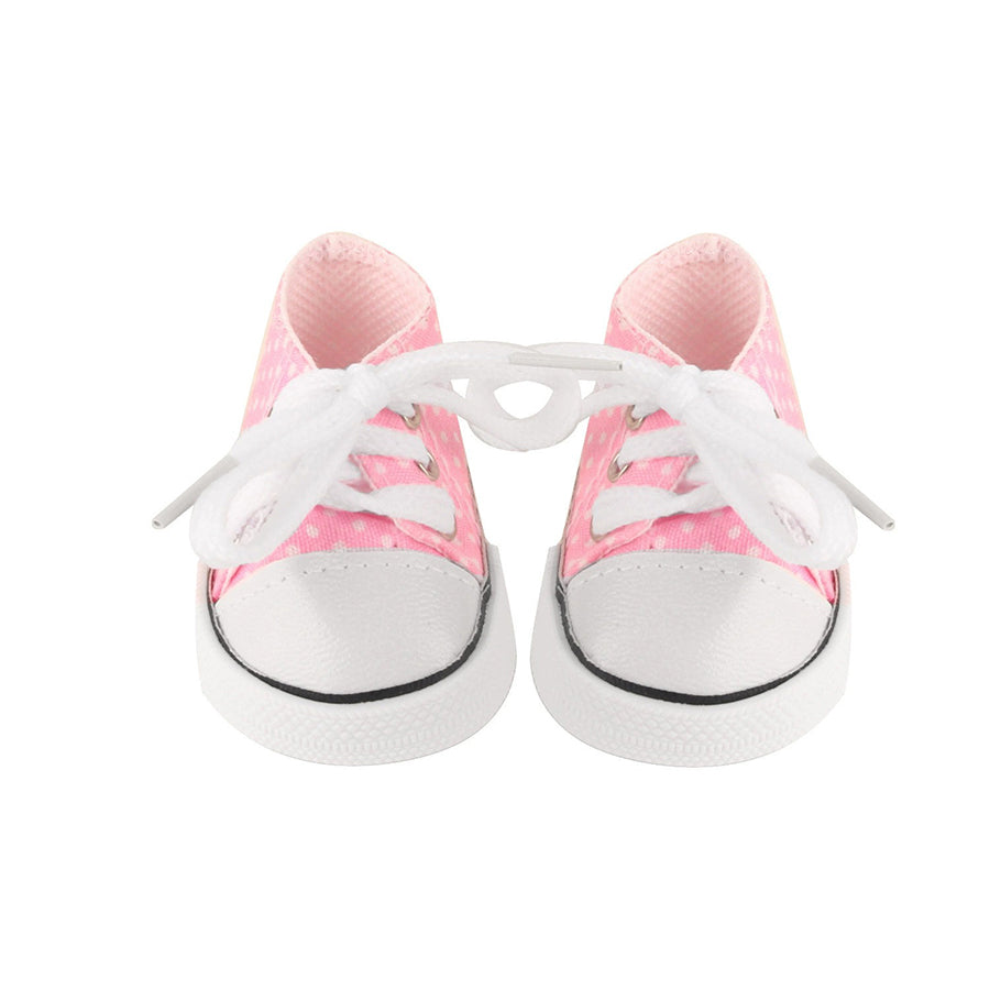 High Top Canvas Shoes for 17-18 Inches Reborn Dolls