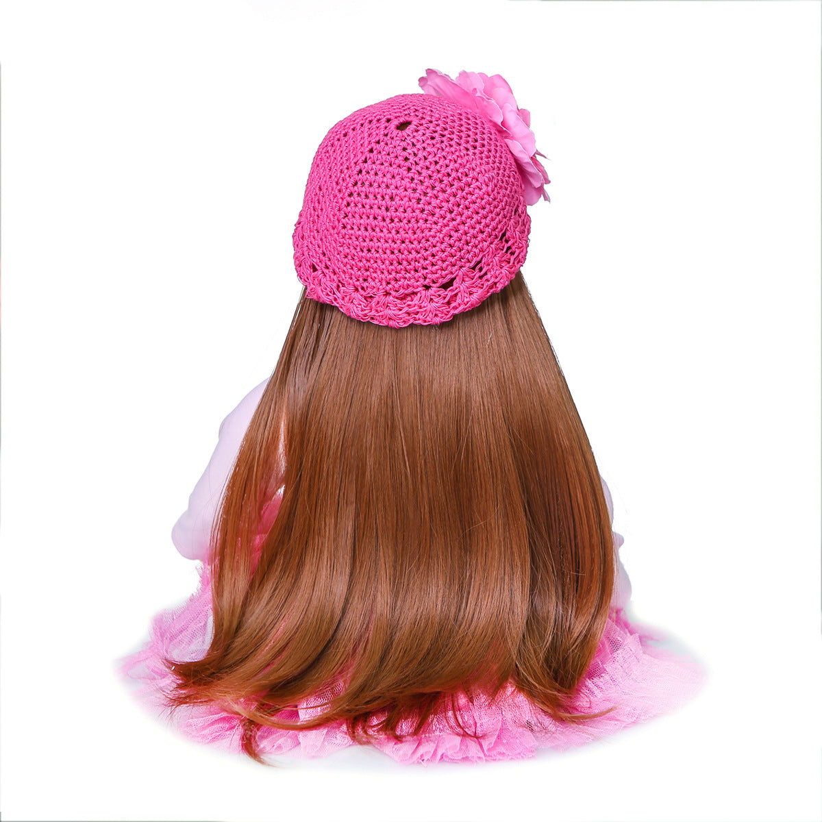 60Cm Reborn Doll With Long Hair