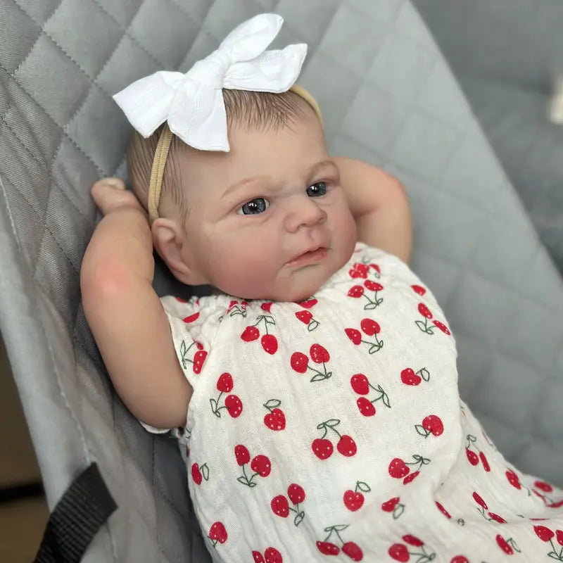 Cherry Open Eyes 19 Inches Reborn Baby Girl-Elijah