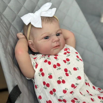 Cherry Open Eyes 19 Inches Reborn Baby Girl-Elijah