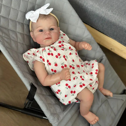 Cherry Open Eyes 19 Inches Reborn Baby Girl-Elijah