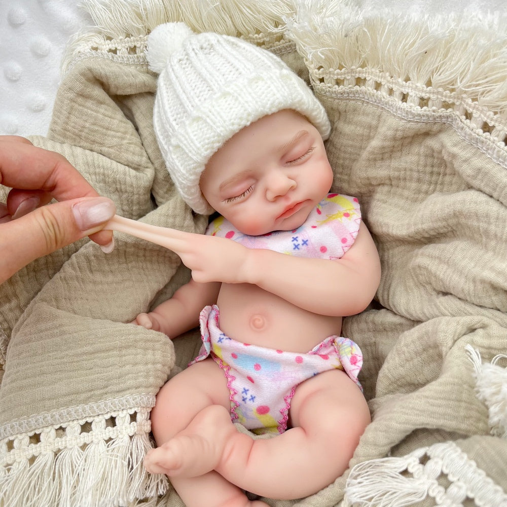 30cm Full Silicone Stretchable Irys Reborn Doll Girl