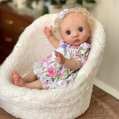 16 Zoll blonde Fairy Peeka Reborn Puppe mit offenen Augen