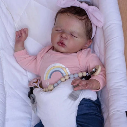 20 Inches Closed Eyes Unpainted Reborn Doll Kit Luisa
