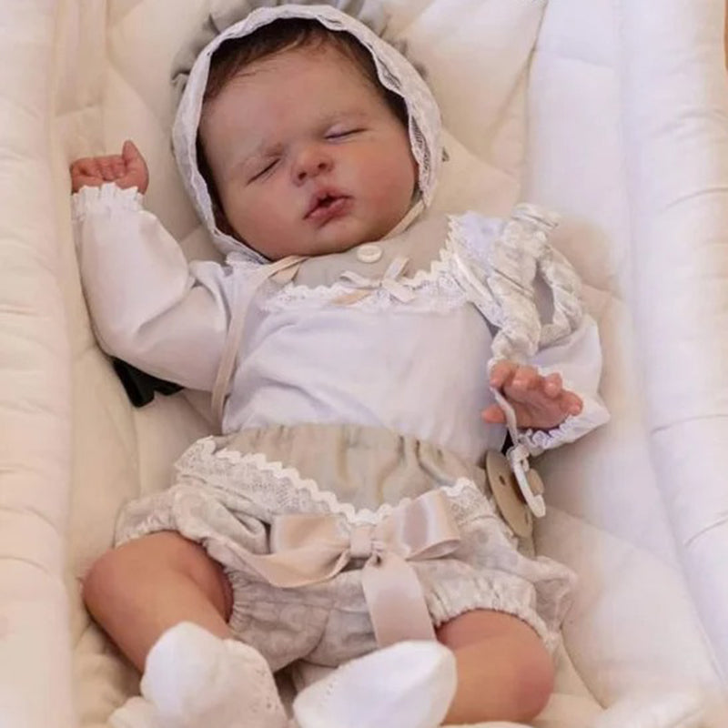 20 Inches Closed Eyes Unpainted Reborn Doll Kit Luisa