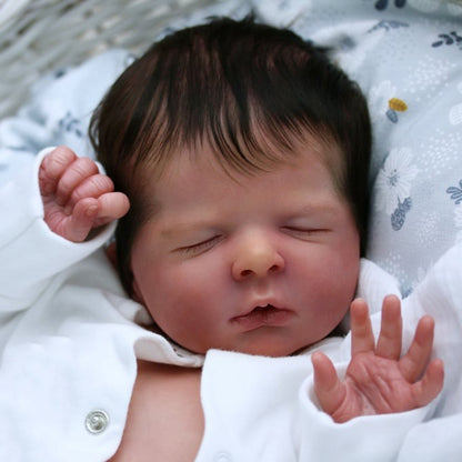 20 Inches Closed Eyes Unpainted Reborn Doll Kit Luisa