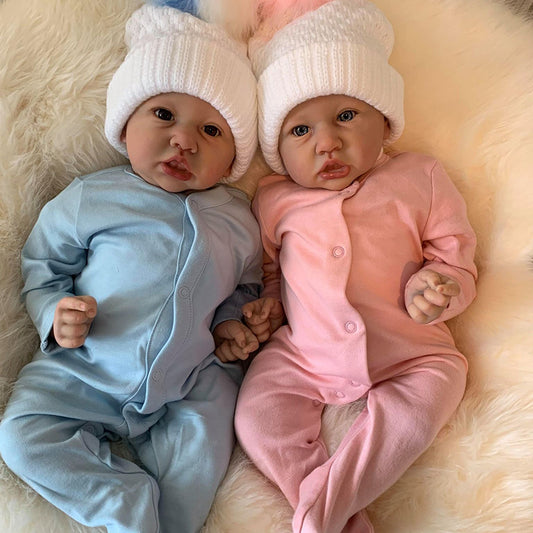 22'' Viola and Vivien Reborn Twin Girls-Saskia
