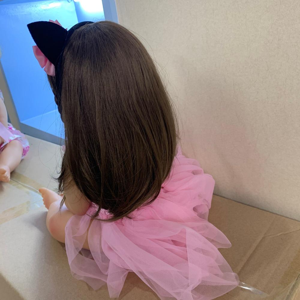 22 inch 55CM Full Body Soft Silicone Reborn Doll Girl
