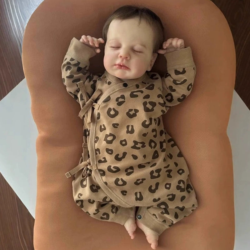 20 Inches Short Hair Closed Eyes Reborn Doll Boy/Girl-Loulou