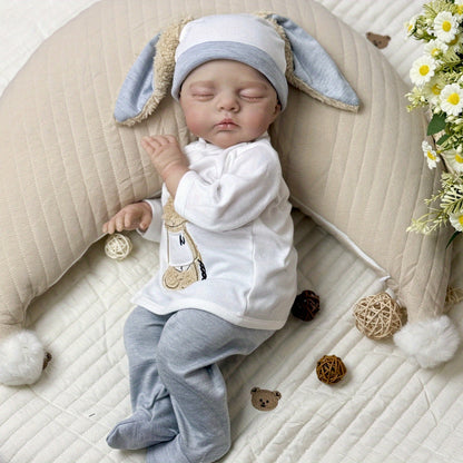 19 inches 3D-Paint Sleeping Irys Reborn Doll