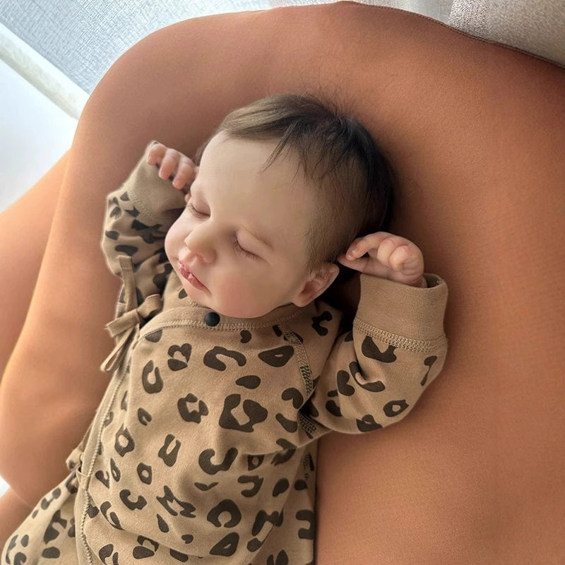 20 Inches Short Hair Closed Eyes Reborn Doll Boy/Girl-Loulou
