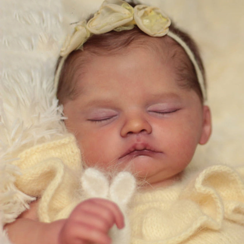 22 Inches Unpainted Closed Eyes Reborn Doll Kit Ruby