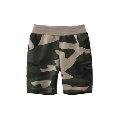 Causale camouflage short pants for boys