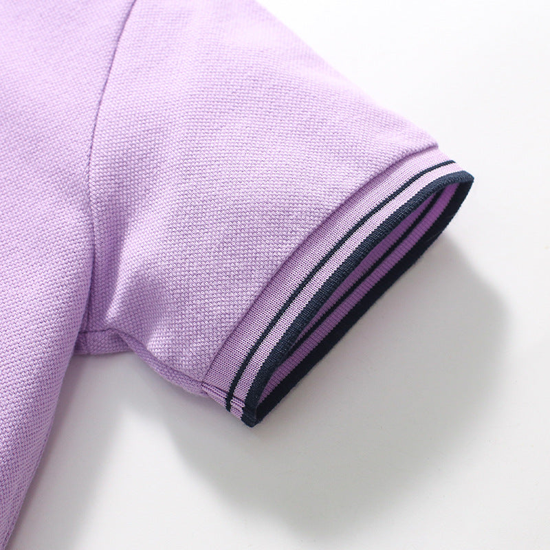 Pure Cotton Polo Shirt for Kids in Color