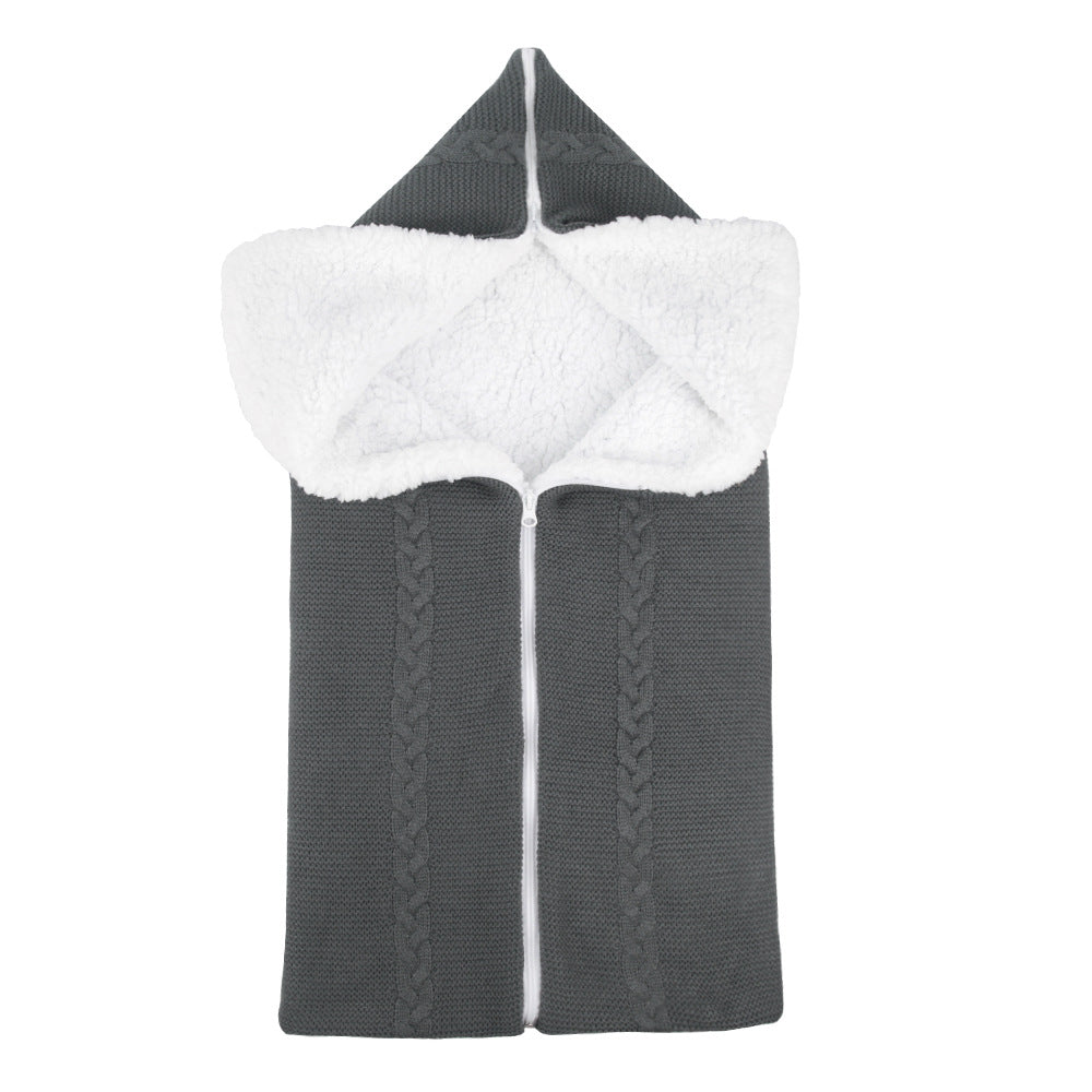 Knit Fleece Sleeping Bag For 17-24 Inches Reborn Dolls
