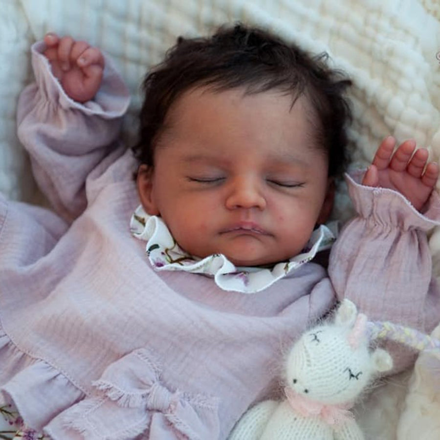 22 Inches Unpainted Closed Eyes Reborn Doll Kit Ruby
