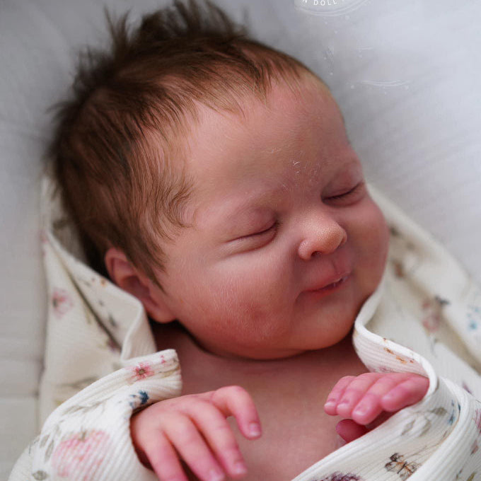 19 Inches Unpainted Closed Eyes Olivia Reborn Doll Kit